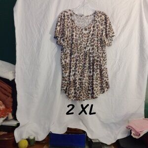 Leopard Print Top